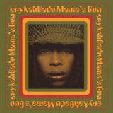 Erykah Badu Mama’s Gun LP cover with stylized portrait and bold green background