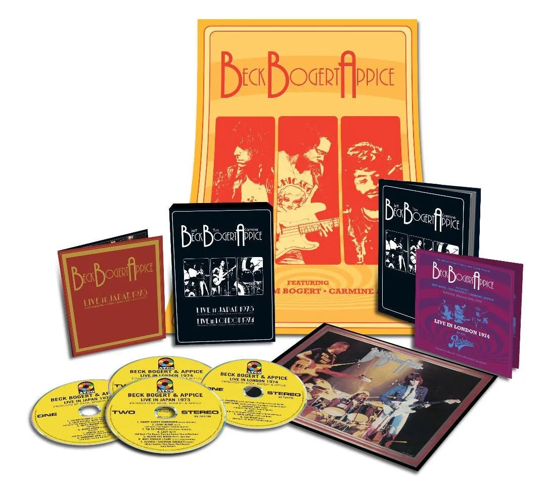 Classic Beck, Bogert & Appice live rock album on CD