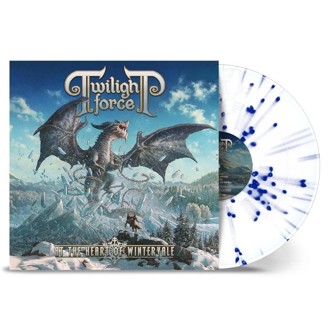 Twilight Force - At The Heart Of Wintervale LP White & Blue Splatter Vinyl - 2 - LP - Orchard Records