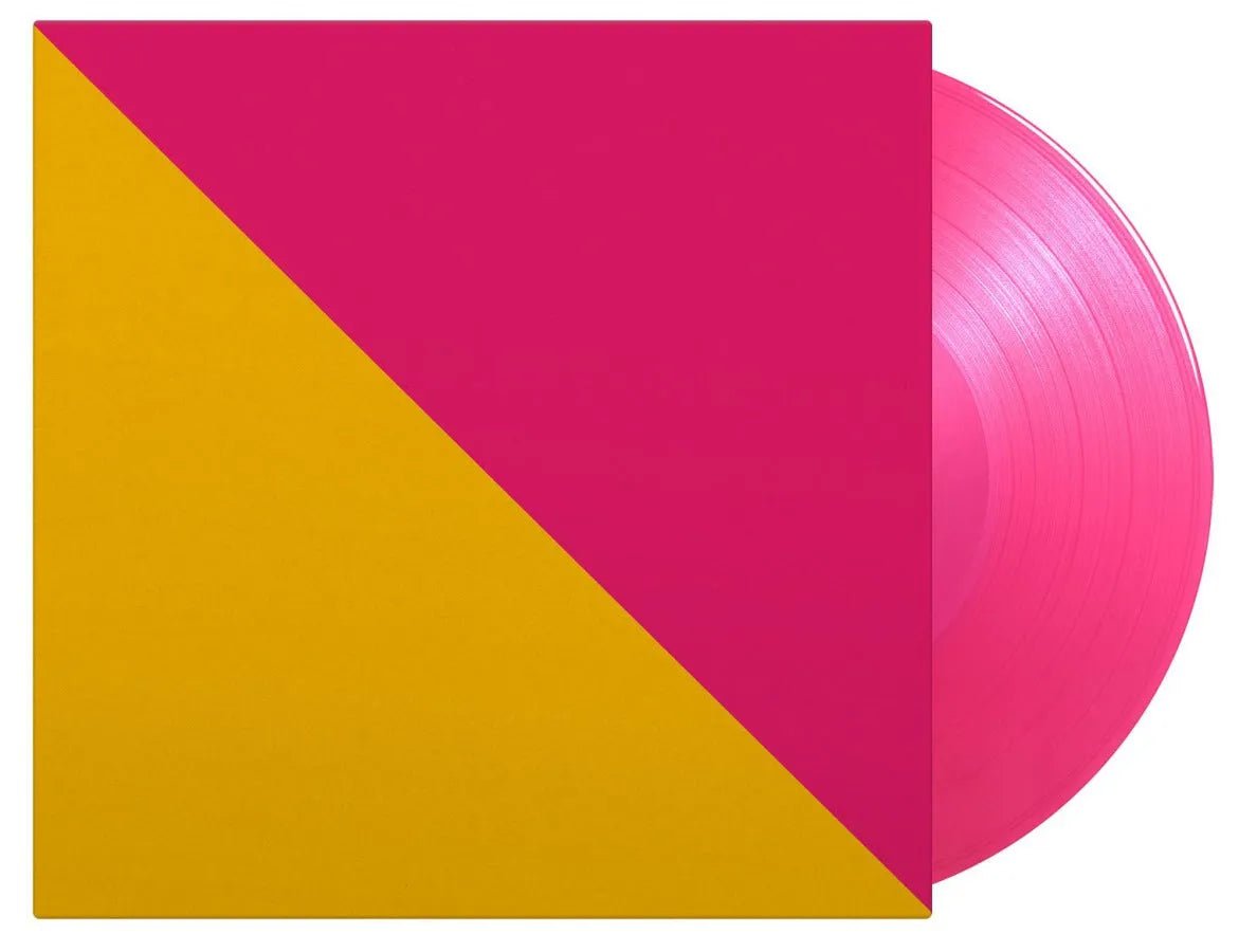 Flag album by James Taylor on pink vinyl, featuring iconic “Oscar” flag art