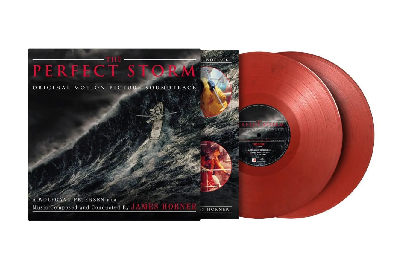James Horner - The Perfect Storm 2 LP Set Red & Black Marbled Vinyl - 2 - LP - Orchard Records