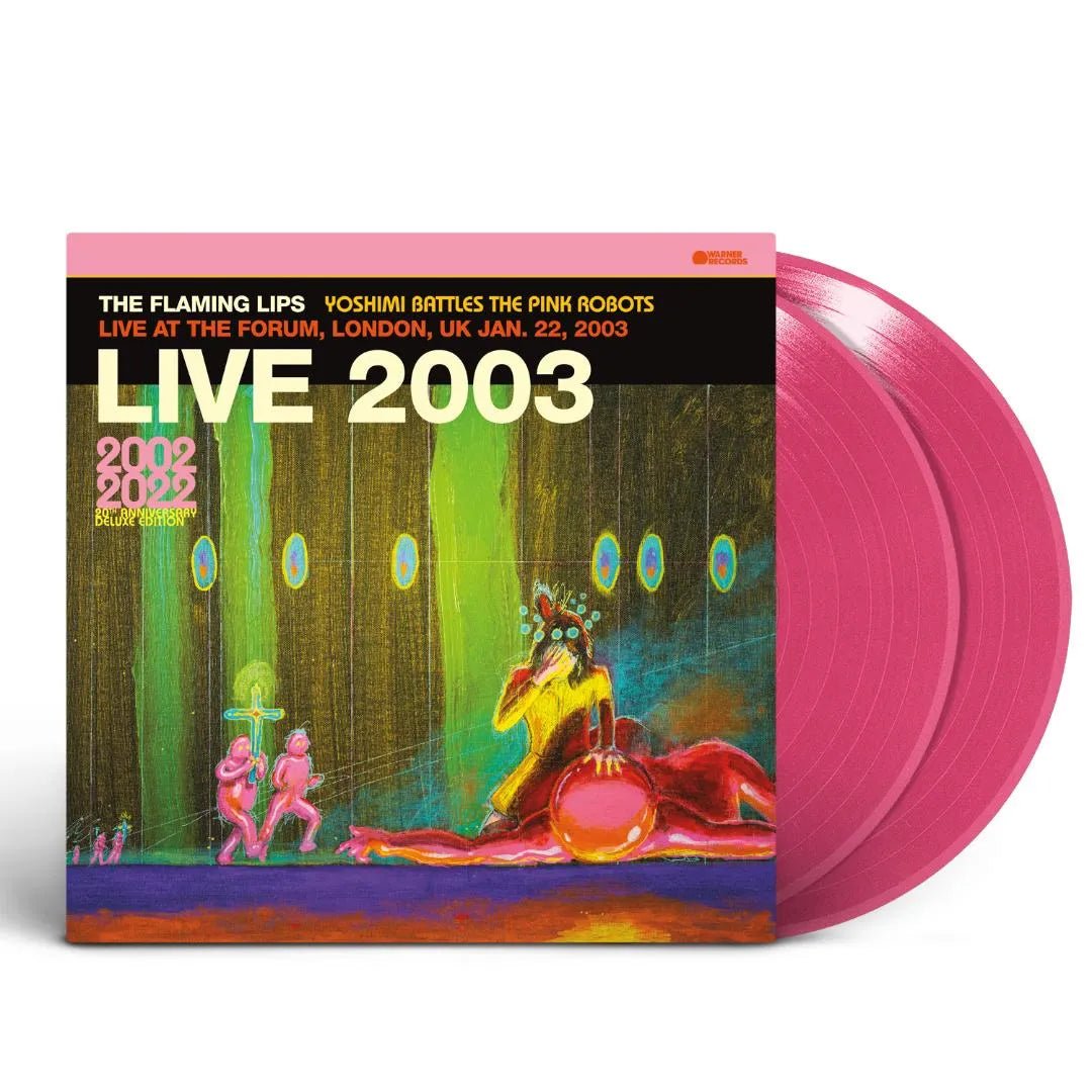 The Flaming Lips - Live at The Forum London 22nd Jan 2003 2 LP Set Pink Vinyl - 2 - LP - Orchard Records