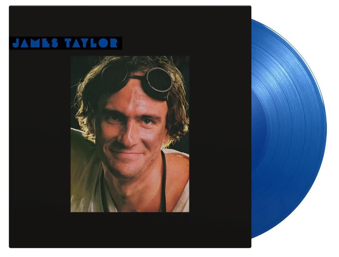 Limited numbered blue vinyl pressing of James Taylor Dad Loves His Work
