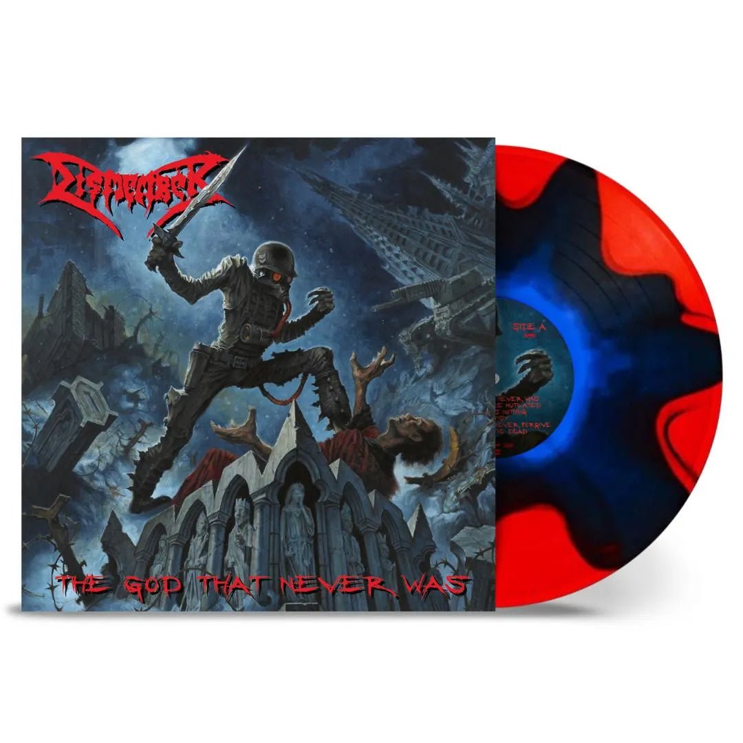 Dismember - The God That Never Was LP Blue In Red Split Vinyl - 2 - LP - Orchard Records