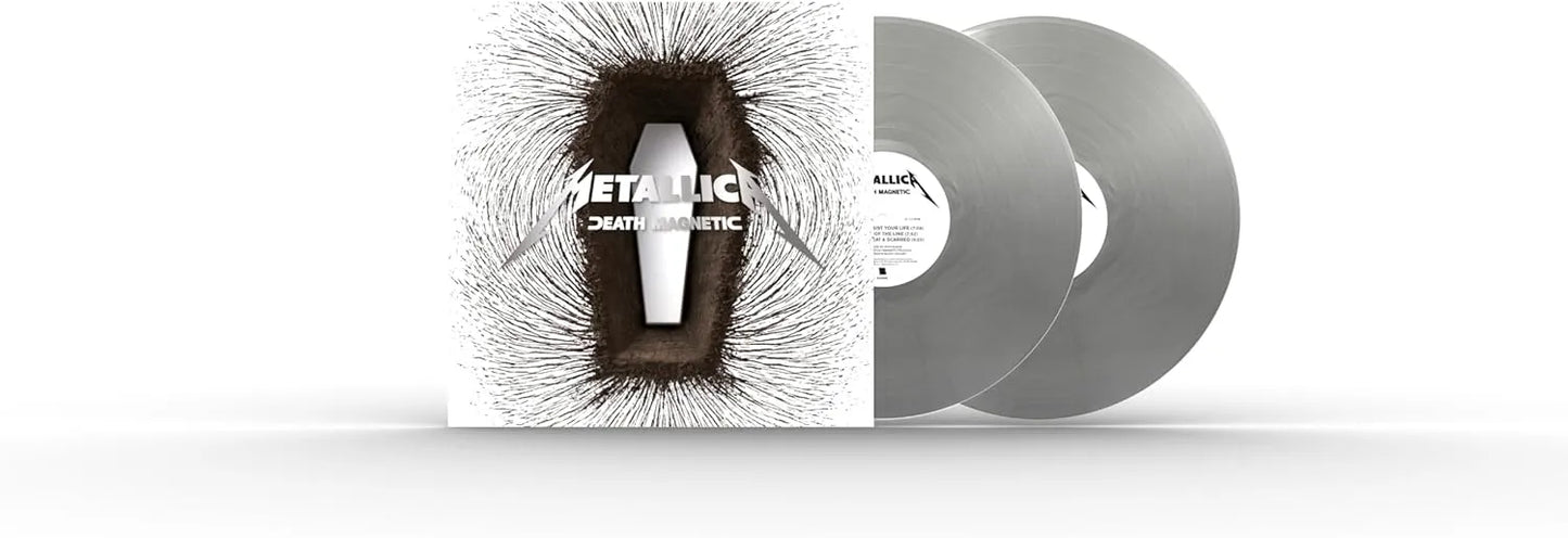 Metallica - Death Magnetic 2 LP Set Magnetic Silver Vinyl - 2 - LP - Orchard Records