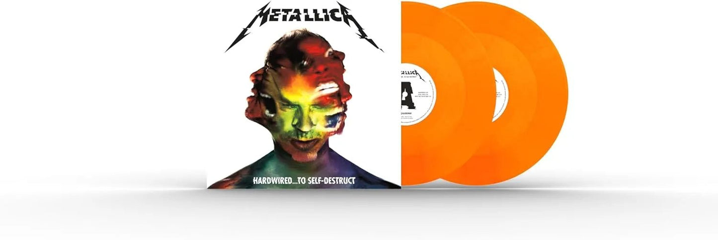 Metallica - Hardwired...To Self - Destruct 2 LP Set Flame Orange Vinyl - 2 - LP - Orchard Records