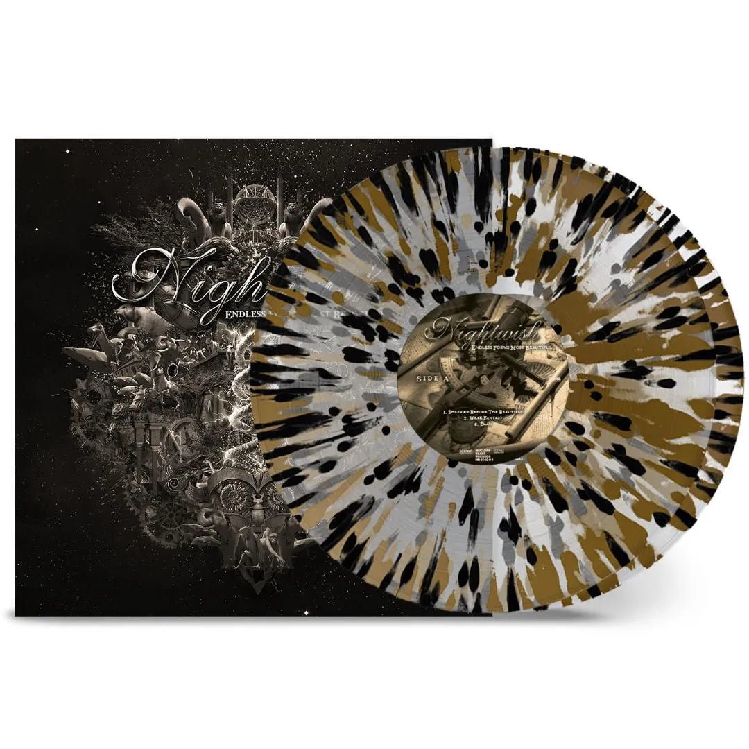 Nightwish - Endless Forms Most Beautiful Clear Gold & Black Splatter Vinyl 2 LP Set - 2 - LP - Orchard Records