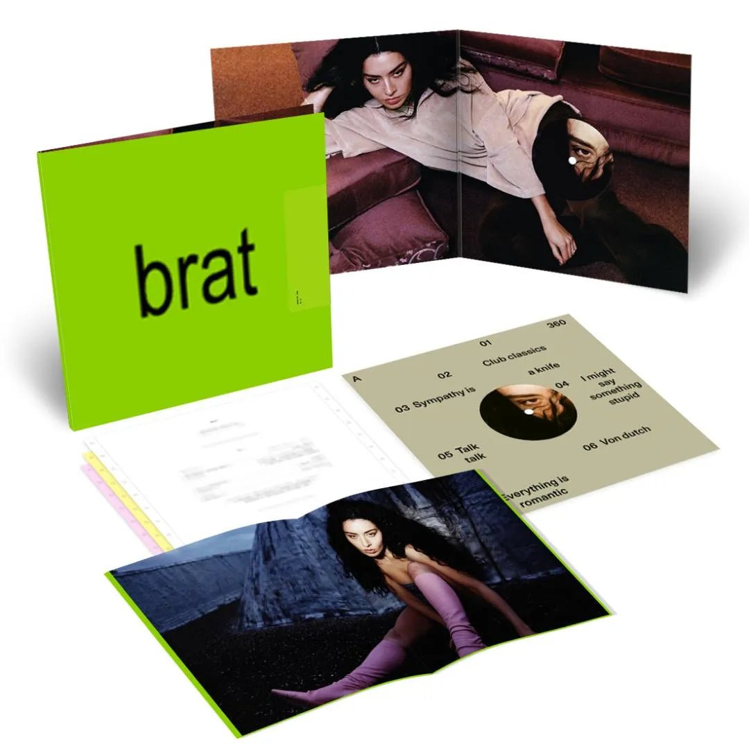 BRAT by Charli XCX – avant-pop and electronic vinyl edition