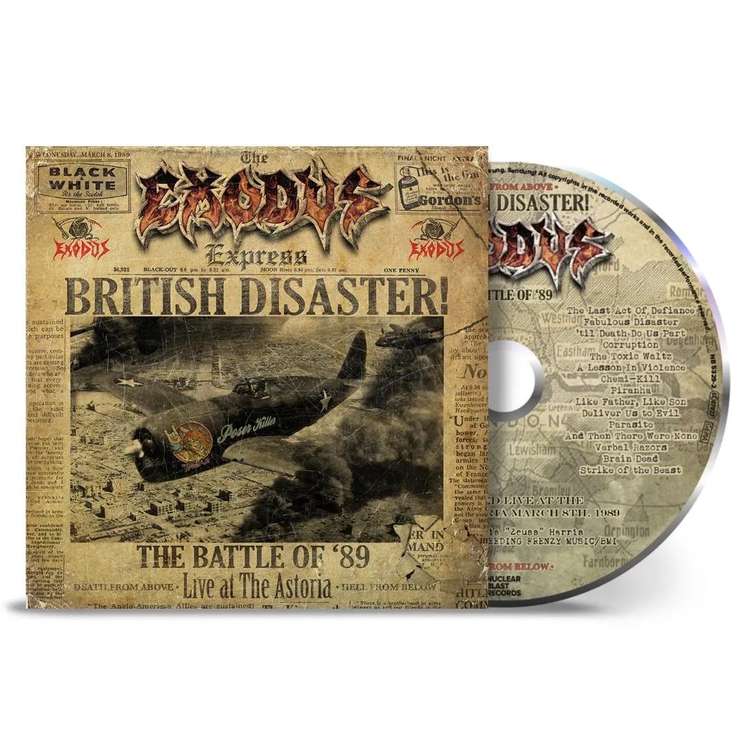 Exodus - Disaster: The Battle Of ‘89: Live At The Astoria CD - 4 - CD - Orchard Records