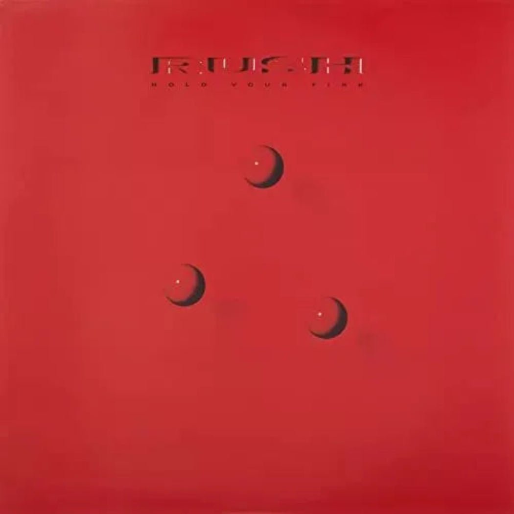 Rush – Hold Your Fire LP featuring classic progressive rock tracks like “Time Stand Still”