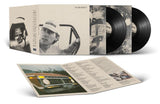 Close-up of Dylan Gossett – Westward vinyl records with custom center labels