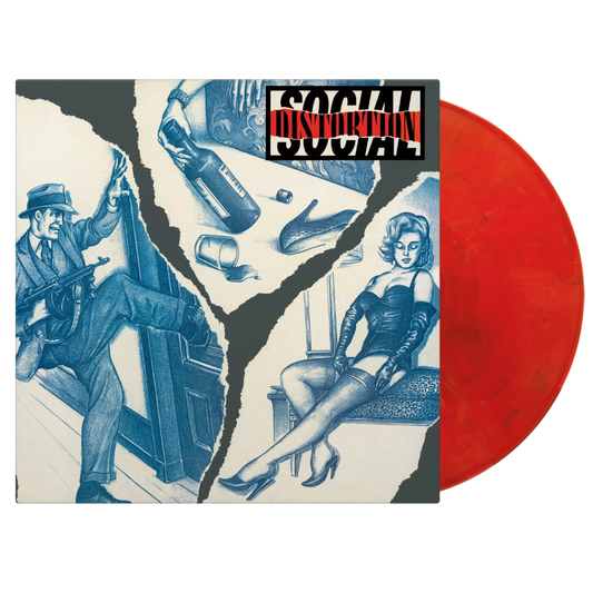 Social Distortion LP red black white marbled vinyl numbered