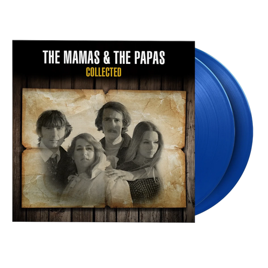 Mamas and Papas Collected blue vinyl 2 LP folk pop hits collection