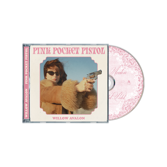 Front cover Willow Avalon Pink Pocket Pistol album artwork indie folk aesthetic