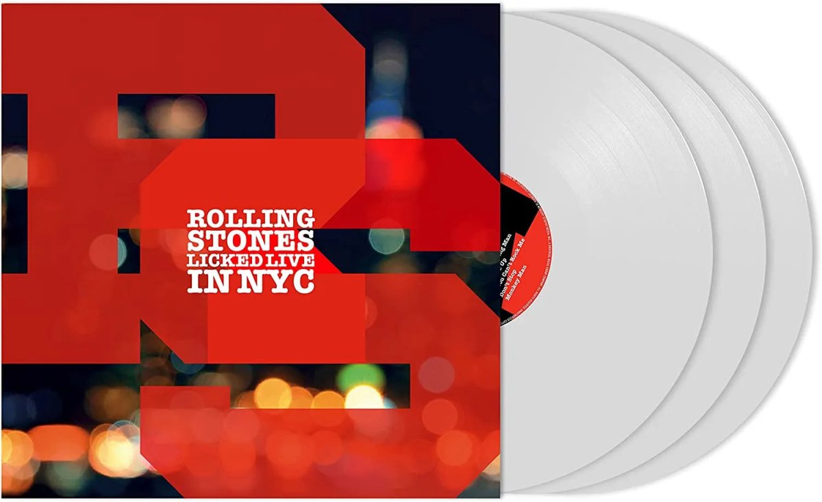 The Rolling Stones - Licked Live In NYC 3 LP White Vinyl - 2 - LP - Orchard Records