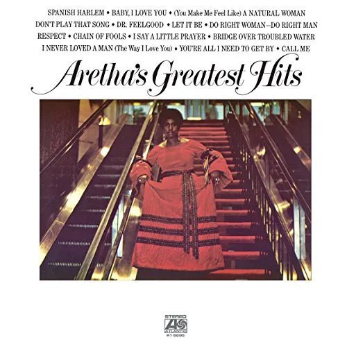 Classic soul vinyl LP by Aretha Franklin on Atlantic Records