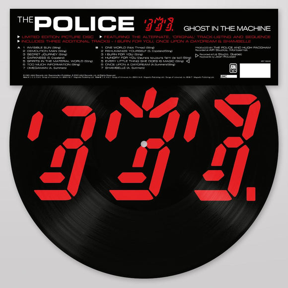 The Police - Ghost In The Machine (4573248) LP Picture Disc