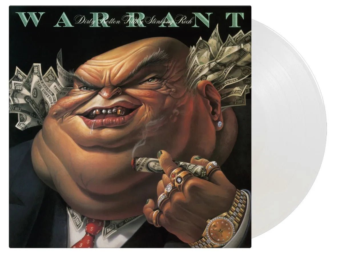 Warrant - Dirty Rotten Filthy Stinking Rich LP Clear Vinyl - 2 - LP - Orchard Records