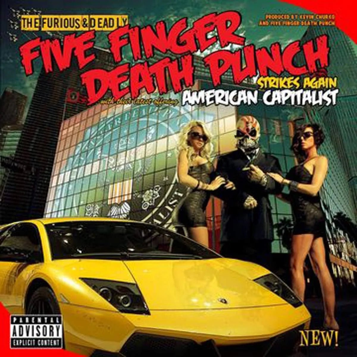 Five Finger Death Punch - American Capitalist LP - 1 - LP - Orchard Records
