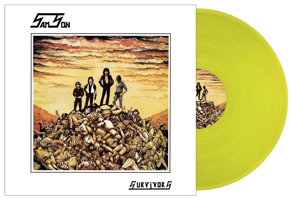 Samson - Survivors LP Yellow Vinyl - 2 - LP - Orchard Records