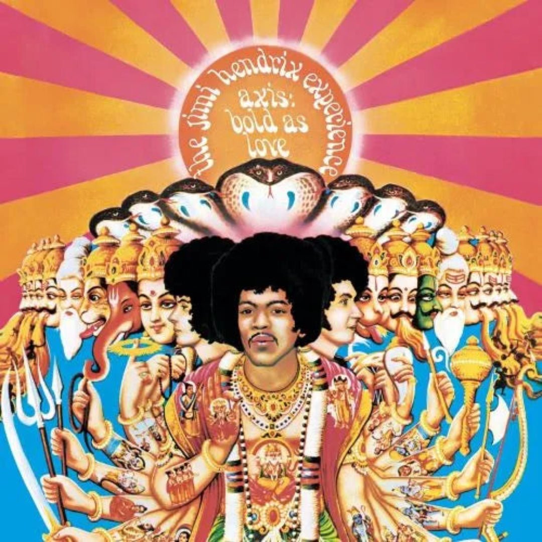 Jimi Hendrix Experience Axis As Bold As Love CD album cover artwork
