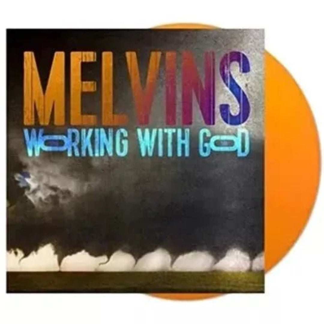 Working With God LP by Melvins featuring chaotic riffs and punk metal energy style

