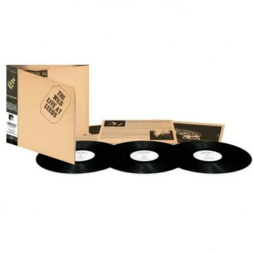 Live At Leeds 3LP vinyl set by The Who, remastered and half-speed cut