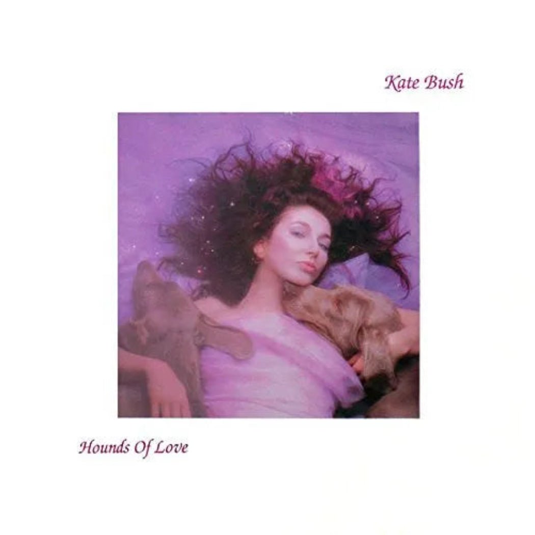 Kate Bush classic album Hounds Of Love on raspberry colored vinyl LP