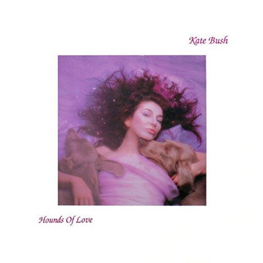 Kate Bush Hounds Of Love purple coloured vinyl LP front sleeve artwork
