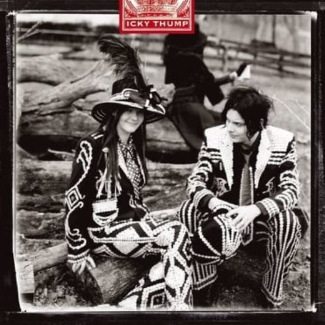 The White Stripes Icky Thump CD album cover garage rock artwork design