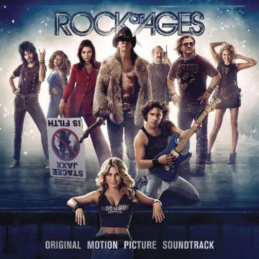 Rock of Ages movie soundtrack artwork with Sunset Strip theme