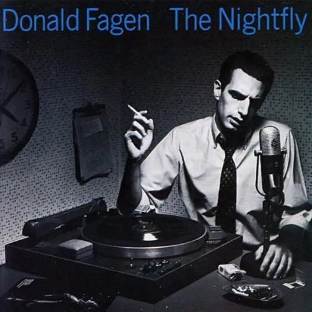 Donald Fagen The Nightfly vinyl LP with classic 1980s jazz-rock album artwork
