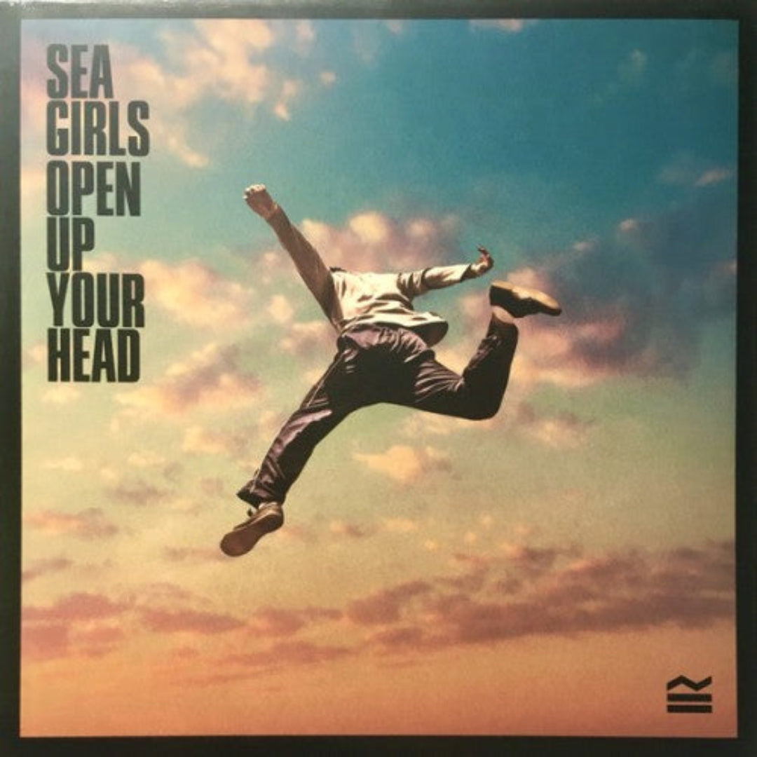 The minimalist and striking visual art design scheme of the official debut studio album cover for Sea Girls.