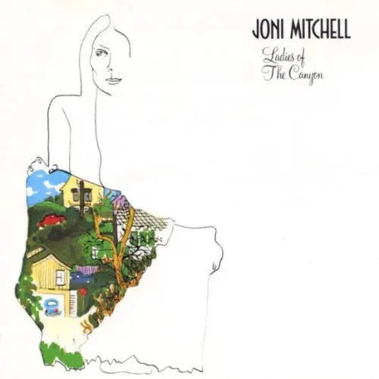Joni Mitchell Ladies Of The Canyon green vinyl LP classic folk album artwork
