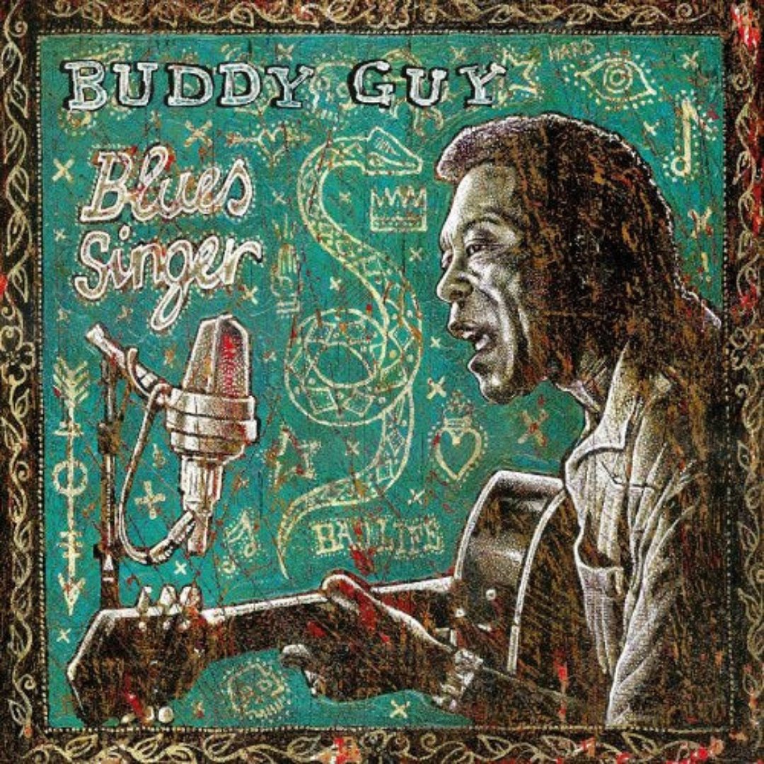Buddy Guy Blues Singer 2 LP red vinyl album acoustic blues cover artwork