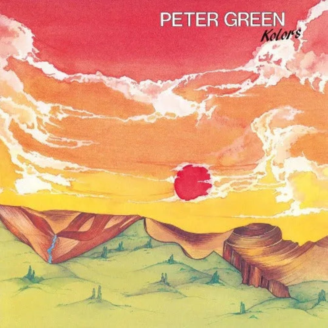Peter Green – Kolors LP cover with translucent yellow vinyl.