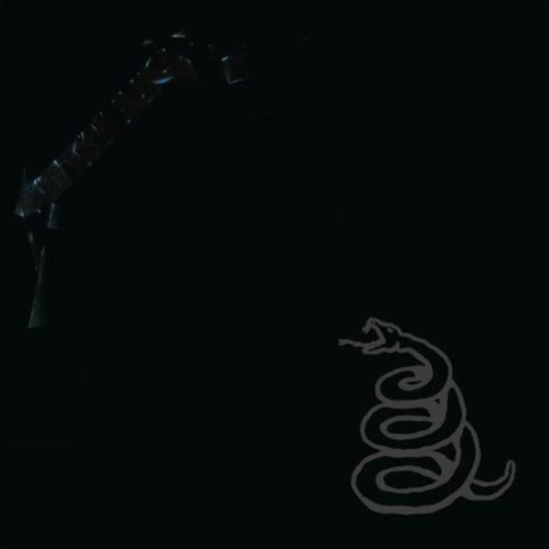 Metallica self-titled CD BLCKND8R2 featuring classic tracks from The Black Album.