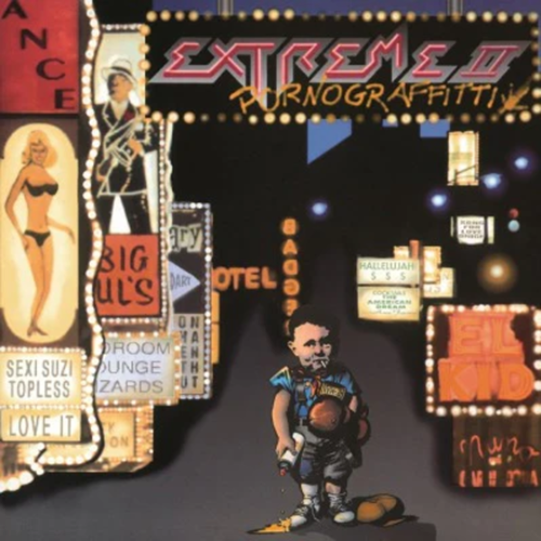 Extreme Pornograffitti CD featuring the classic album cover artwork.
