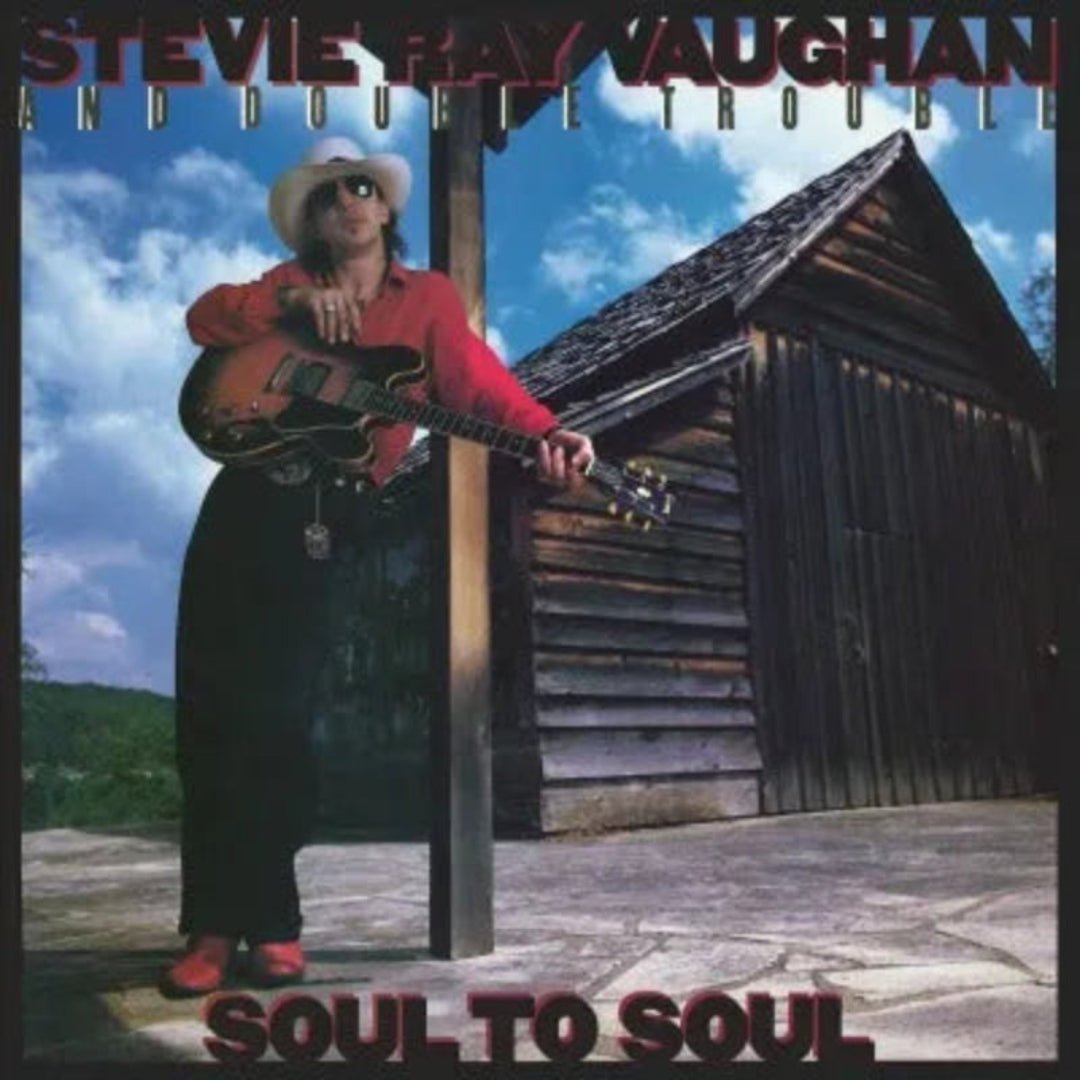 Stevie Ray Vaughan Soul to Soul translucent red vinyl LP limited edition.