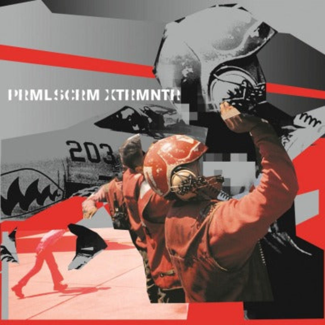 Primal Scream XTRMNTR CD album blending rock, electronic and punk energy