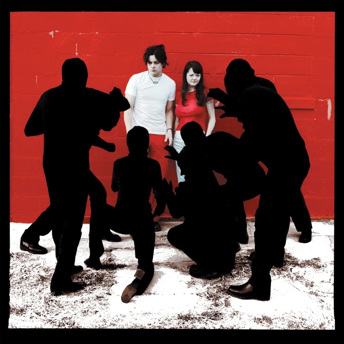 White Blood Cells CD White Stripes sleeve design indie rock release