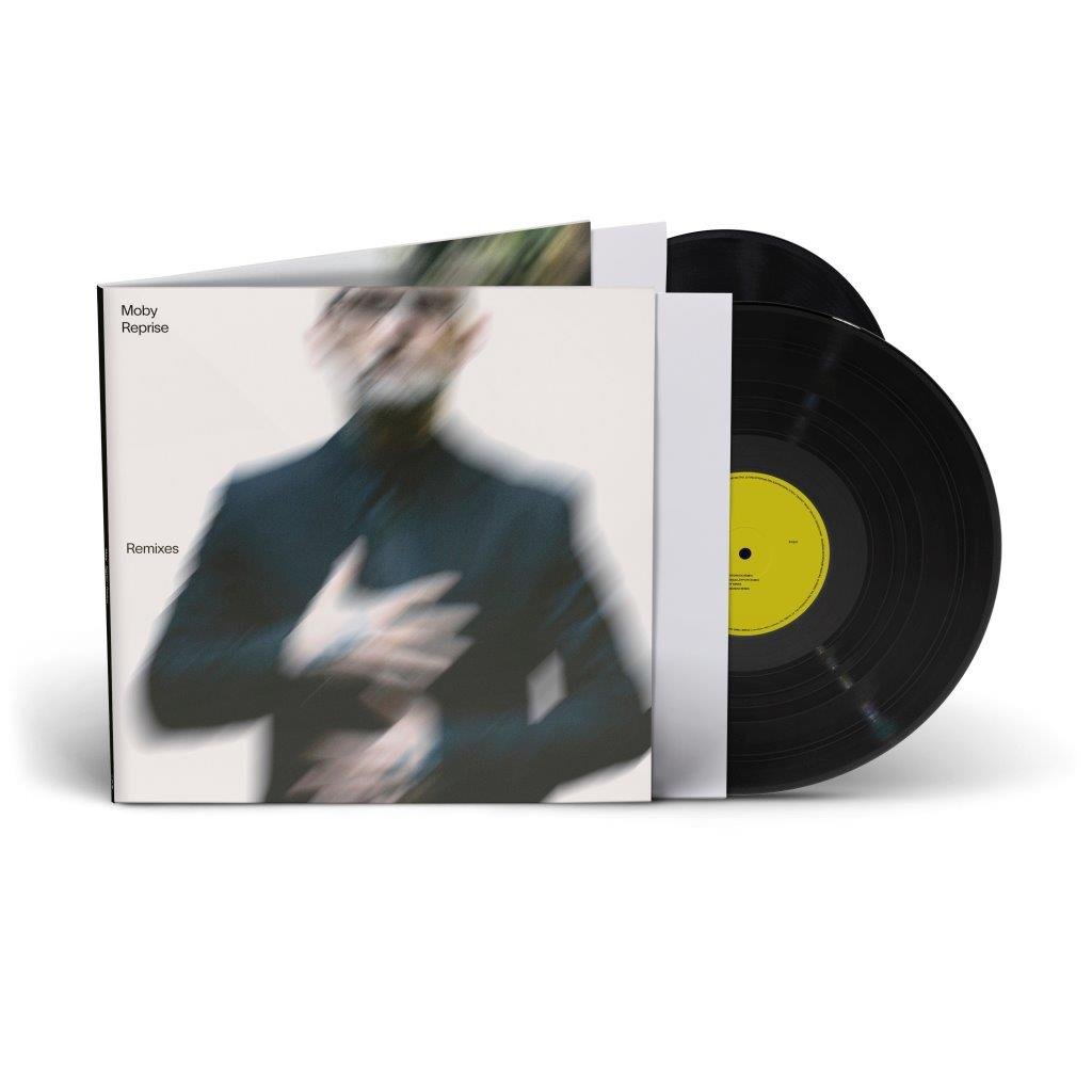 Moby Reprise Remixes vinyl LP sleeve including orchestral and electronic remix tracks