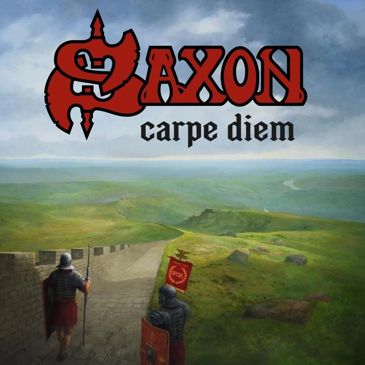 Saxon Carpe Diem CD album featuring powerful heavy metal anthems