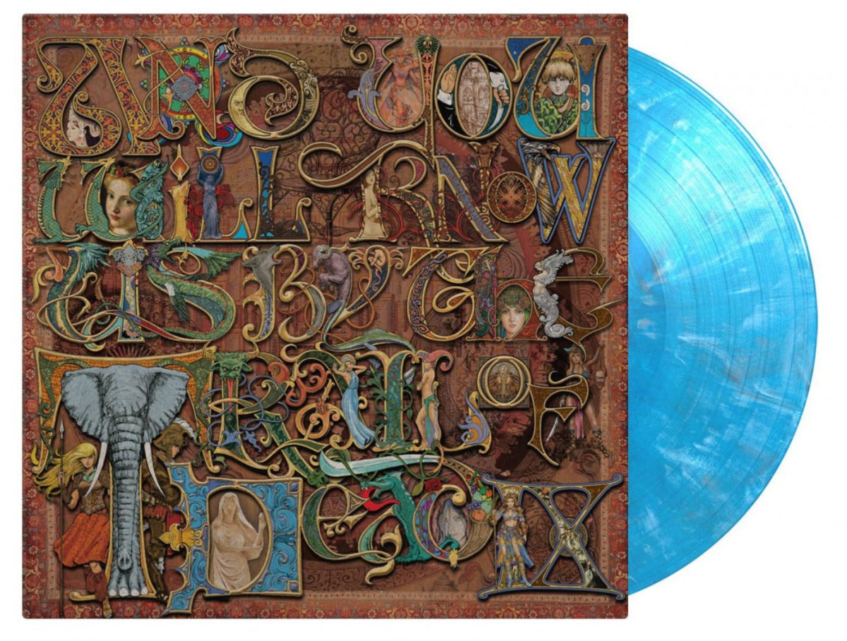 IX album by Trail Of Dead on numbered blue marbled vinyl with printed inner sleeve.