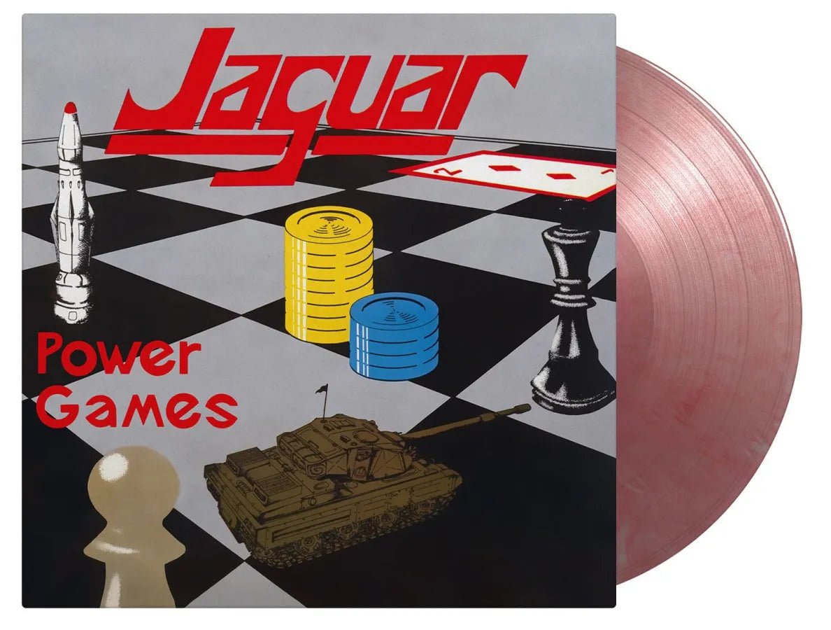 Jaguar - Power Games LP Red & Silver Vinyl - 2 - LP - Orchard Records