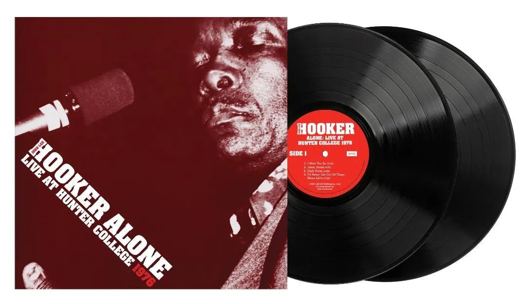 John Lee Hooker - Alone: Live At Hunter College 1976 2 LP Set - 2 - LP - Orchard Records