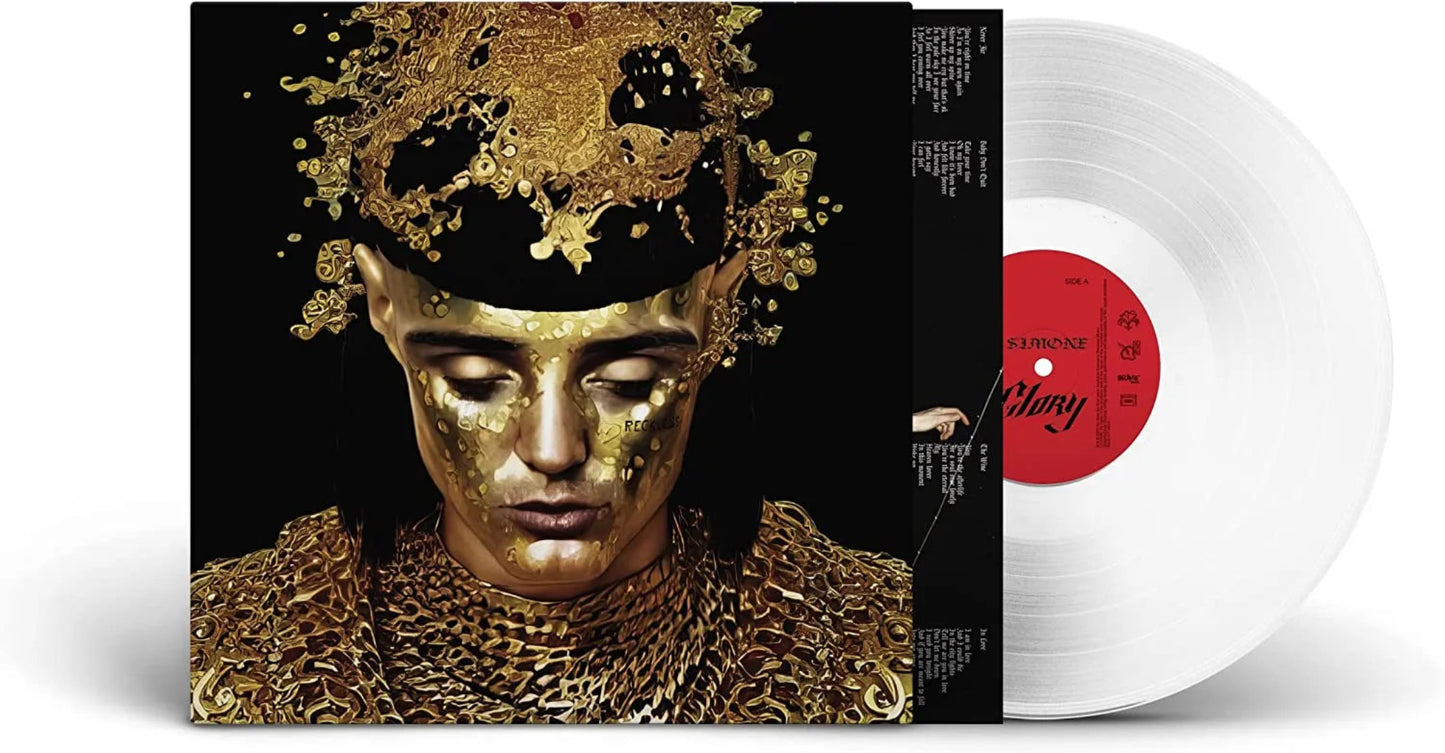 Aime Simone – Oh Glory transparent vinyl record artwork