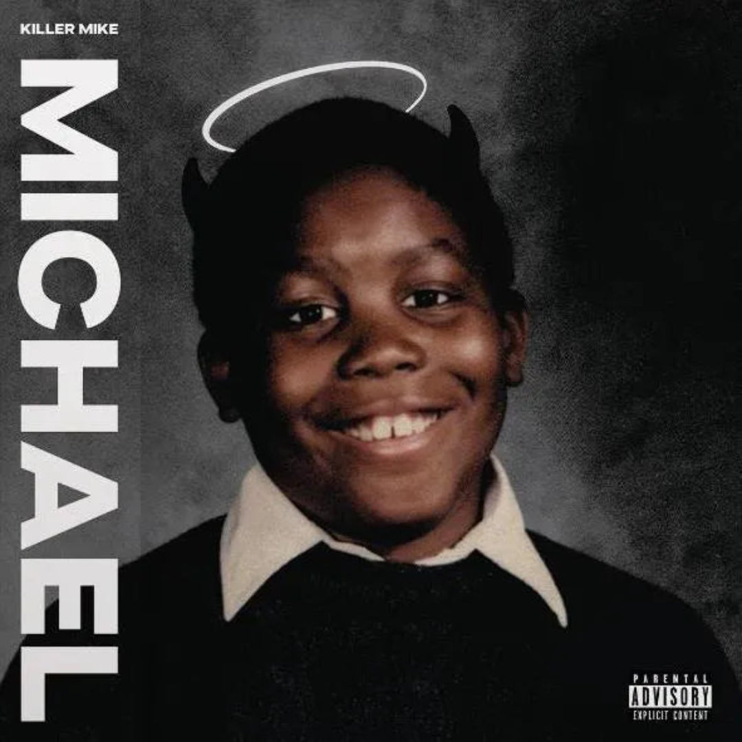 Killer Mike Michael album cover featuring bold portrait and southern hip-hop aesthetic