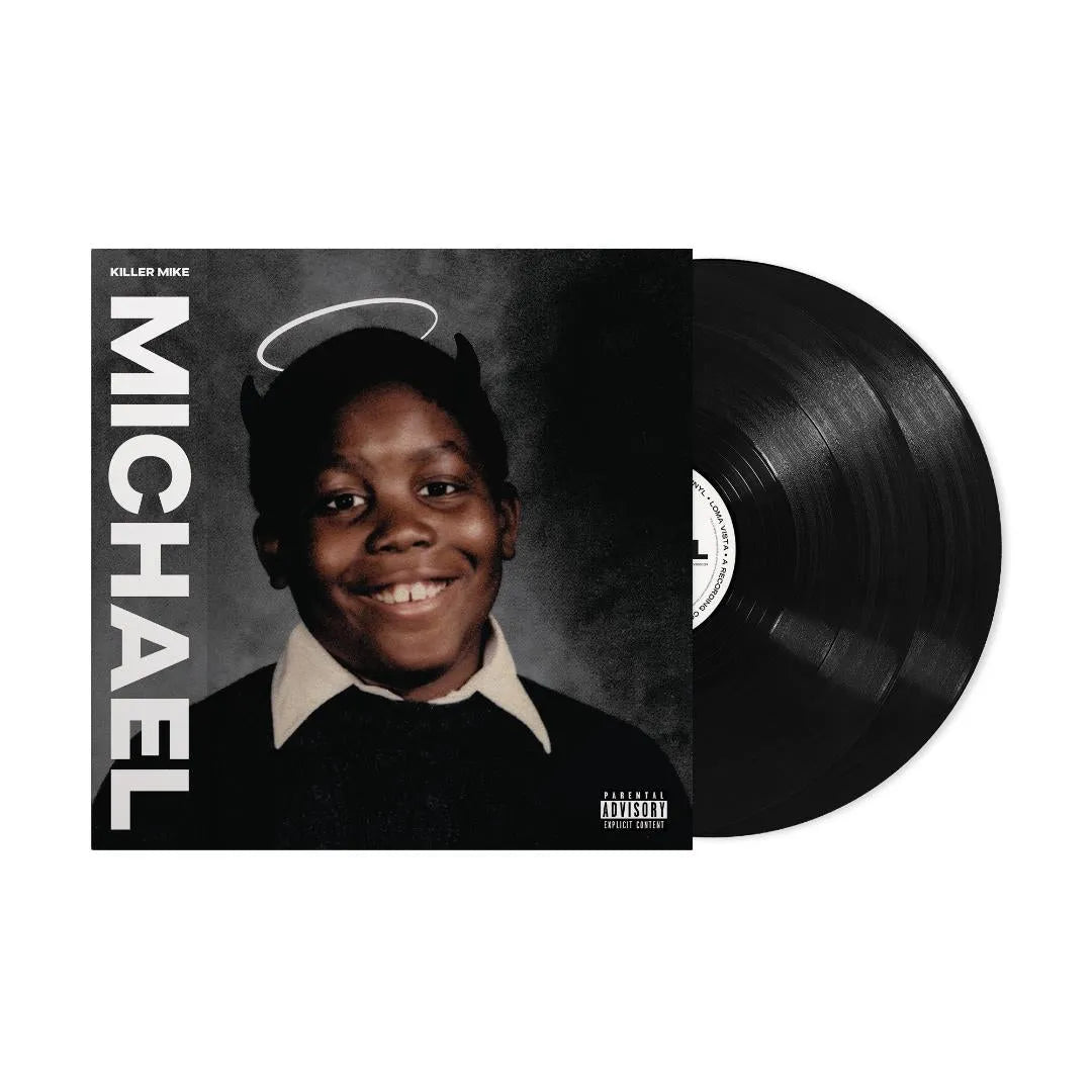 Killer Mike Michael cover with modern rap typography and vibrant colour palette