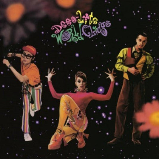 Deee-Lite World Clique album cover with colorful 1990s dance art